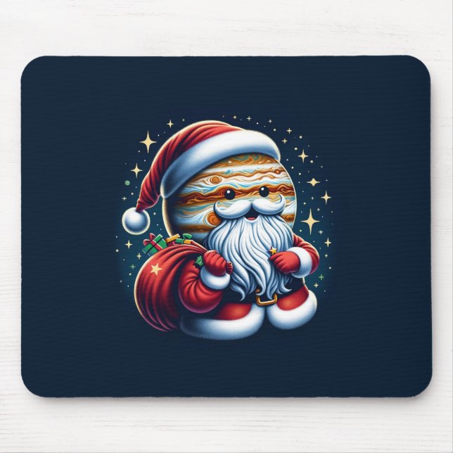 Jupiter Jolly Old St. Nick Santa Claus Astrologie Mousepad (Vorne)