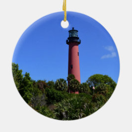 Jupiter Lighthouse als Keramik Ornament