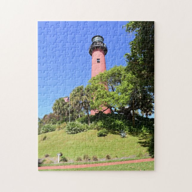 Jupiter Lighthouse auf Puzzle (Vertikal)