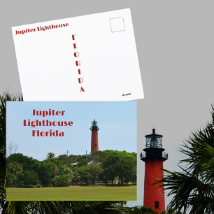Jupiter Lighthouse Florida Fotografie Postkarte