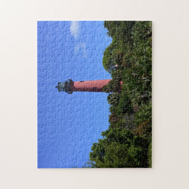 Jupiter Lighthouse in Jupiter Florida Puzzle (Vertikal)
