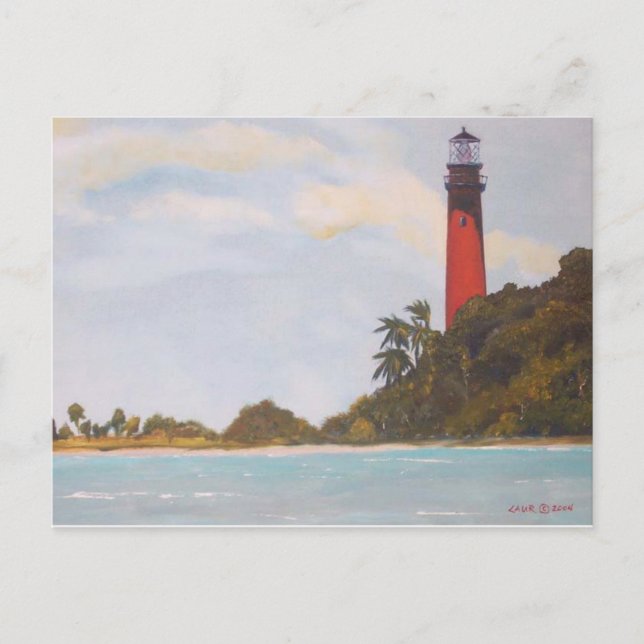 Jupiter Lighthouse Postcard Postkarte (Vorderseite)