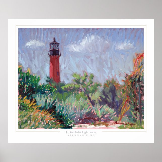 Jupiter Lighthouse Print Poster (Vorne)