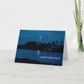 JUPITER LIGHTHOUSE SHINES BLUE KARTE
