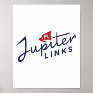 Jupiter Links Golf Club Tgl Logo offiziell lizenzi Poster