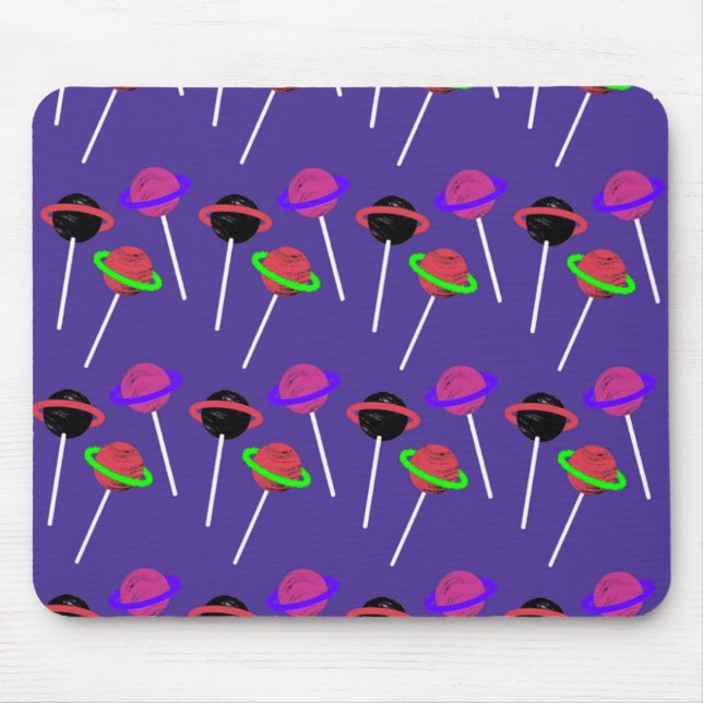 Jupiter Lollipop Pattern Mousepad (Vorne)