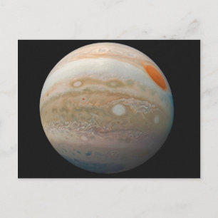 Jupiter Marble aus Junocam Postkarte