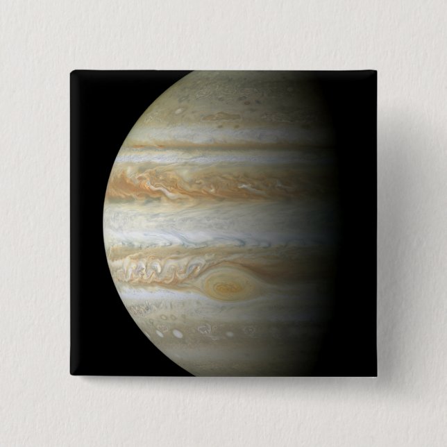 Jupiter mosiac button (Vorderseite)