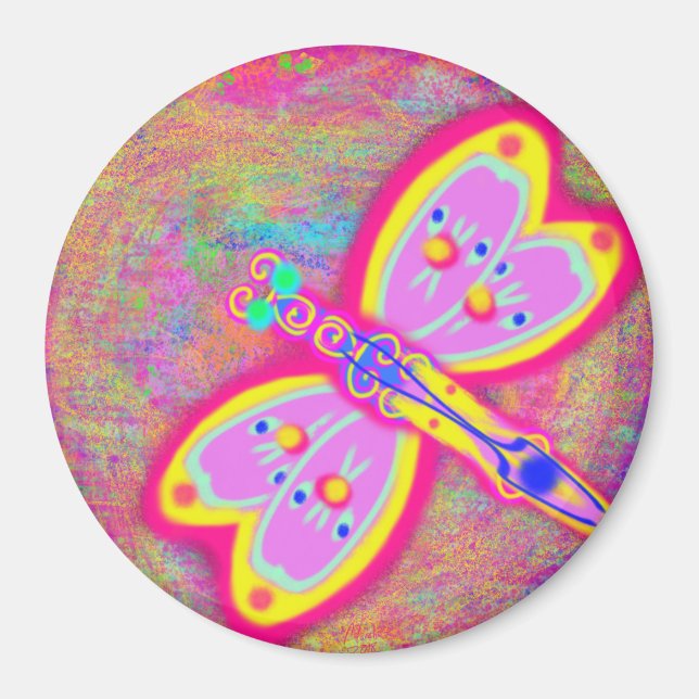 Jupiter Moth von Power Blume Magnet (Vorne)