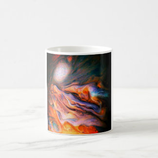 Jupiter Nord-Temperatgürtel wirbeln Wolken Kaffeetasse