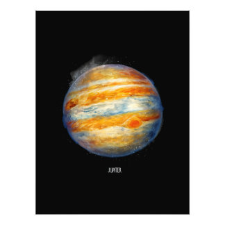 Jupiter Planet Artwork - Cosmic Space Illustration Fotodruck