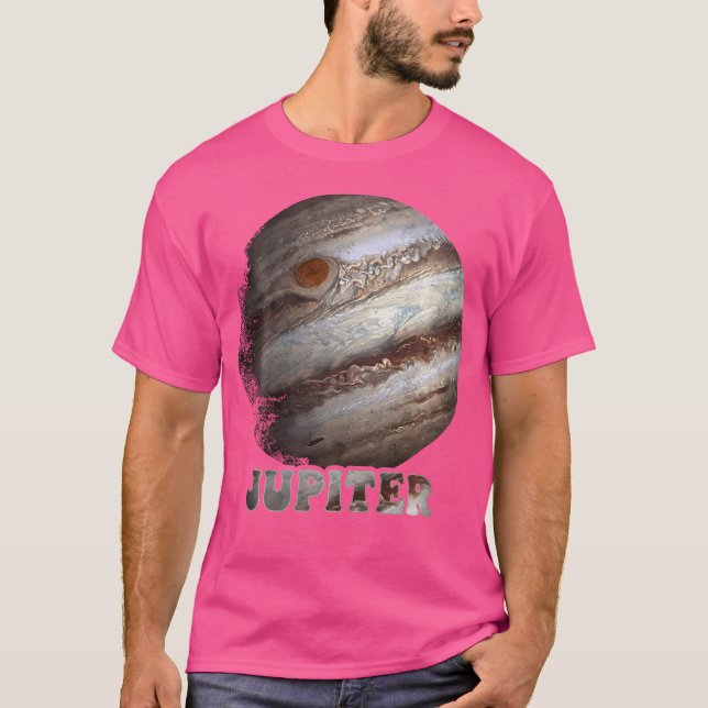 Jupiter Planet Solar System Astronomie T-Shirt (Vorderseite)