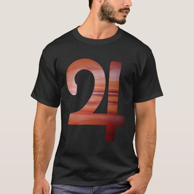 Jupiter Planet Symbol Astrologie T-Shirt (Vorderseite)