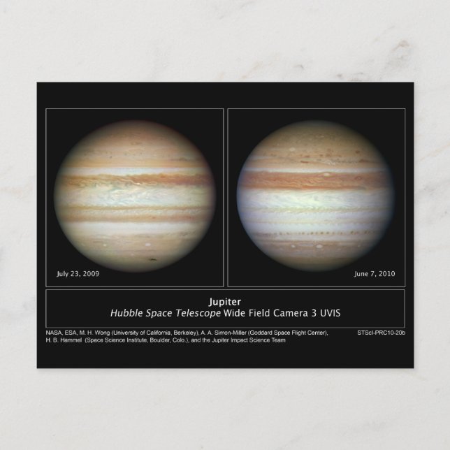 Jupiter Postcard 7. Juni 2010 Postkarte (Vorderseite)