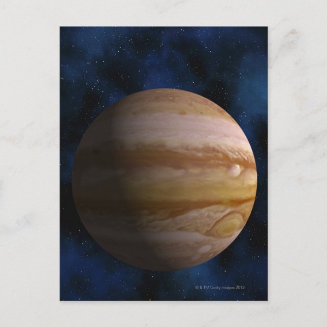 Jupiter Postkarte (Vorderseite)