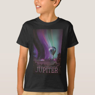 Jupiter Reise mit dem Heißluftballon hoch über die T-Shirt