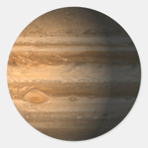 Jupiter Runder Aufkleber