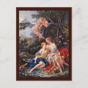 Jupiter und Callisto von François Boucher Postkarte