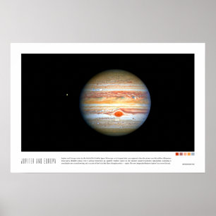 Jupiter und Europa Poster