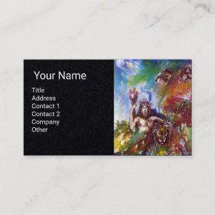 JUPITER UND LIBE Griechische Mythologie, Schwarzpa Visitenkarte