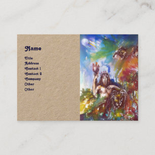 JUPITER UND LION Griechisch Mythology Kraft Paper Visitenkarte