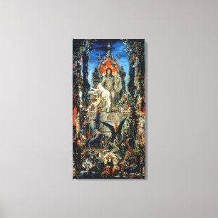 Jupiter und Semele, 1894-95 (Öl auf Leinwand) Leinwanddruck