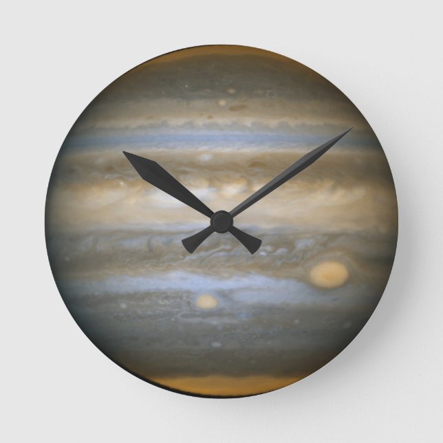 Jupiter Wall Clock Runde Wanduhr (Vorderseite)
