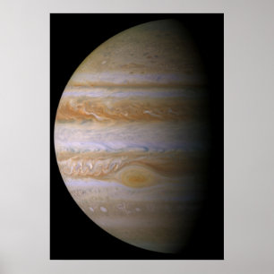 Jupiter, wie durch die Raumsonde Cassini gesehen Poster