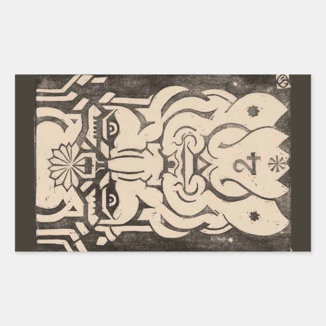 Jupiter Zeus King of Gods Griechische Mythologie B Rechteckiger Aufkleber (Vorderseite)