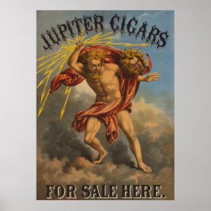 Jupiter-Zigarren Poster