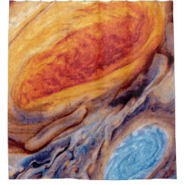 Jupiter's Great Red Spot - NASA Voyager Foto Duschvorhang