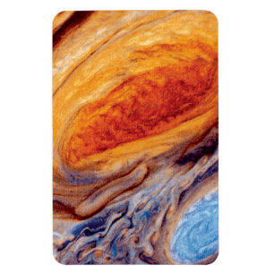 Jupiters Großer Roter Fleck - NASA Voyager-Foto Magnet