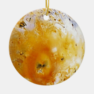 Jupiters Mond Io Keramikornament