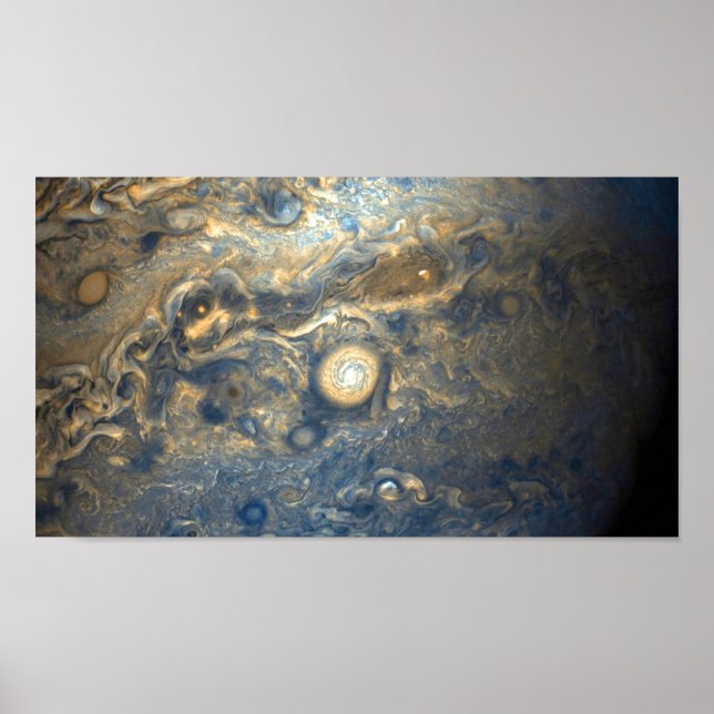 Jupiterwolken Poster (Vorne)