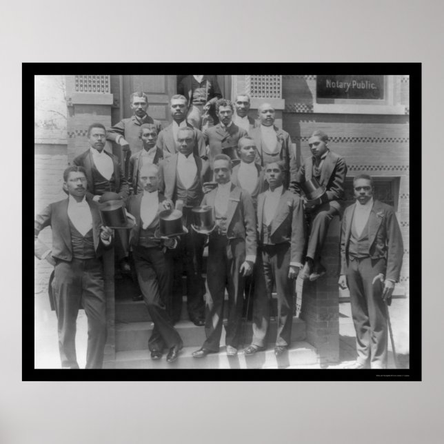 Jura-Absolventen der Universität Howard 1899 Poster (Vorne)