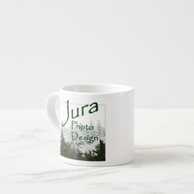 Jura Foto Design Logo für Espressomasse Espressotasse (Vorderseite Links)