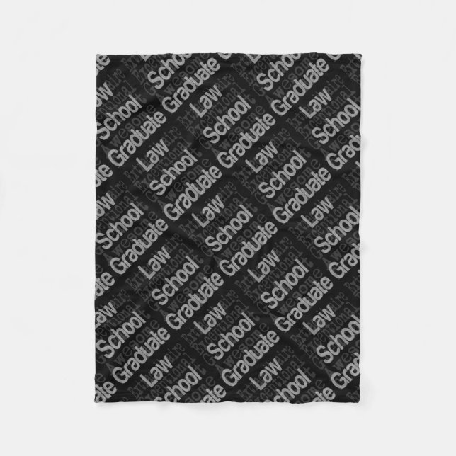 Jura School Graduate Extraordinaire Fleecedecke (Vorderseite)