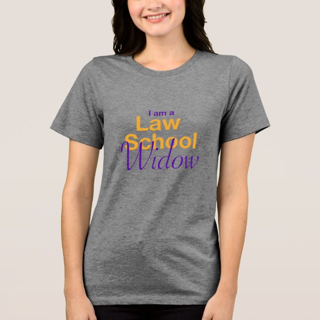 Jura School Widow Humour Tri-Blend Shirt (Vorderseite)