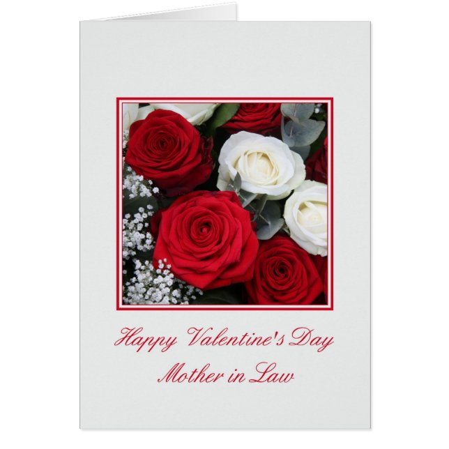 Jura Valentinstag Rose rot-weiß (Vorne)