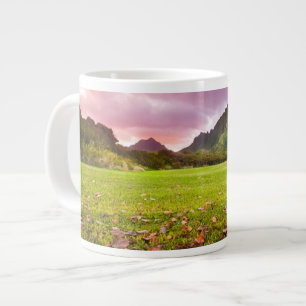 Jurasonnenuntergang Jumbo-Tasse