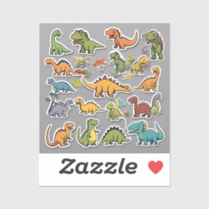 Jurassic-Abenteuer-Sticker-Pack Aufkleber