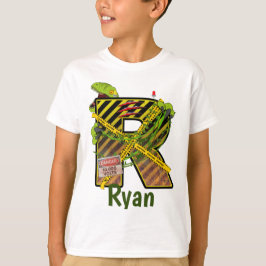 Jurassic Alphabet | Individuelle Name des Anfangss T-Shirt