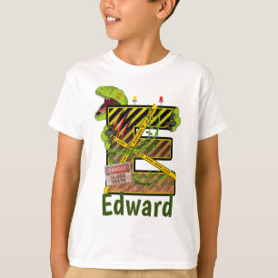 Jurassic Alphabet   Individuelle Name des Anfangss T-Shirt