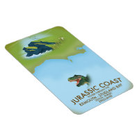 Jurassic Coast England South Coast Travel Poster