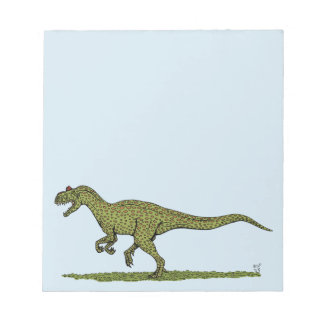 Jurassic Dinosaur Allosaurus Notizblock
