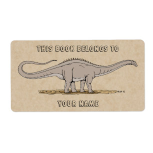 Jurassic Dinosaur Apatosaurus Buchzeichen