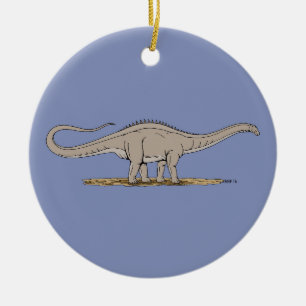Jurassic Dinosaur Apatosaurus Keramikornament