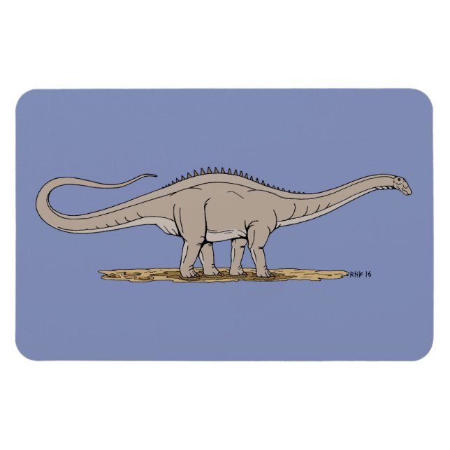 Jurassic Dinosaur Apatosaurus Magnet (Horizontal)
