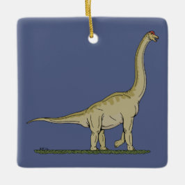 Jurassic Dinosaur Brachiosaurus Keramikornament