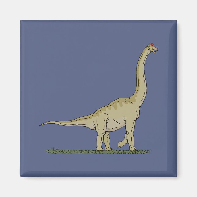 Jurassic Dinosaur Brachiosaurus Magnet (Vorne)